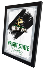 Wright State University NCAA College Team Wall Logo Mirror