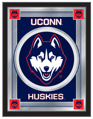 University of Connecticut Logo Mirror | UC Huskies Bar Mirror Hanging Wall Decor