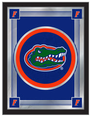 University of Florida Logo Mirror | UF Gators Bar Mirror Hanging Wall Decor