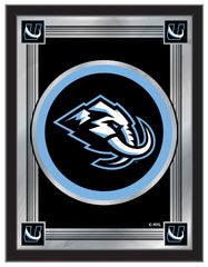 Utah Mammoth Team Logo Mirror Logo Mirror | NHL Hockey Team Bar Mirror Hanging Wall Decor