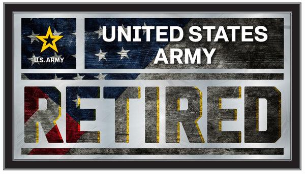 United States Army Retired Wall Mirror