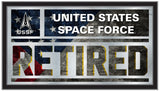 United States Space Force Retired Wall Mirror