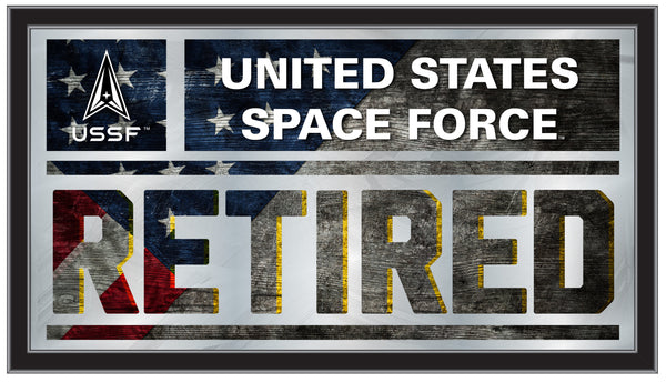 United States Space Force Retired Wall Mirror