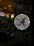 Alabama Crimson Tide Logo LED Clock | LED Outdoor Clock