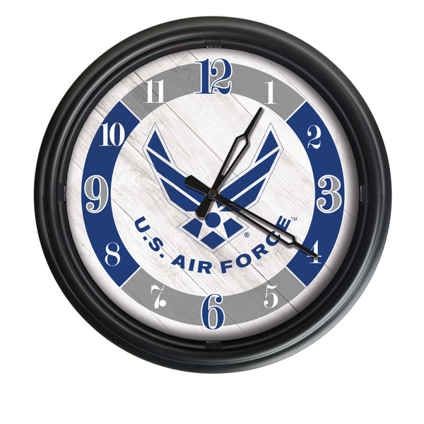 US Air Force Logo LED Clock | LED Outdoor Clock