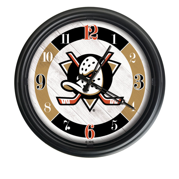 Anaheim Ducks Logo LED Clock | LED Outdoor Clock