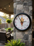 Arizona State Pitchfork Logo LED Clock | LED Outdoor Clock