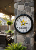 US Army Logo LED Clock | LED Outdoor Clock