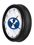 Brigham Young Cougars Logo LED Clock | LED Outdoor Clock