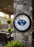 Brigham Young Cougars Logo LED Clock | LED Outdoor Clock