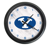 Brigham Young Cougars Logo LED Clock | LED Outdoor Clock