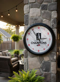 Carolina Hurricanes 2026 Stanley Cup Champions Logo LED Clock | LED Outdoor Clock