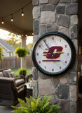 Central Michigan Chippewas Logo LED Clock | LED Outdoor Clock