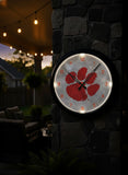 Clemson Tigers Logo LED Clock | LED Outdoor Clock