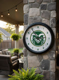 Colorado State Rams Logo LED Clock | LED Outdoor Clock