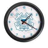 US Coast Guard Logo LED Clock | LED Outdoor Clock
