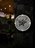 Dallas Stars Logo LED Clock | LED Outdoor Clock
