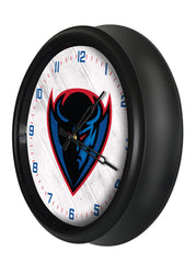 DePaul Blue Demons Logo LED Clock | LED Outdoor Clock