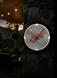 Detroit Red Wings Logo LED Clock | LED Outdoor Clock