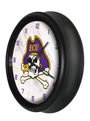 East Carolina Pirates Logo LED Clock | LED Outdoor Clock