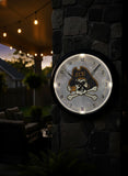 East Carolina Pirates Logo LED Clock | LED Outdoor Clock