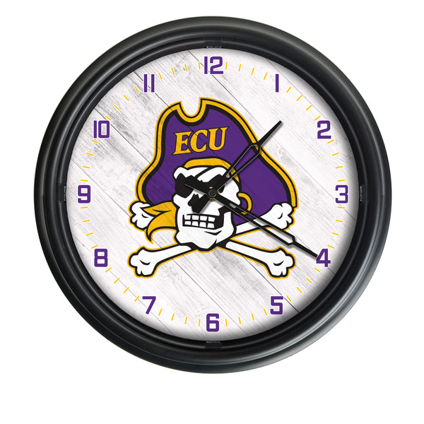 East Carolina Pirates Logo LED Clock | LED Outdoor Clock