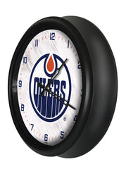 Edmonton Oilers Logo LED Clock | LED Outdoor Clock