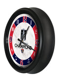 Florida Panthers 2025 Stanley Cup Champions Logo LED Clock | LED Outdoor Clock