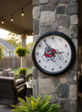 Fresno State Bulldogs Logo LED Clock | LED Outdoor Clock