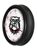 Georgia Bulldogs Logo LED Clock | LED Outdoor Clock