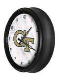 Georgia Tech Yellow Jackets Logo LED Clock | LED Outdoor Clock