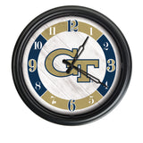 Georgia Tech Yellow Jackets Logo LED Clock | LED Outdoor Clock