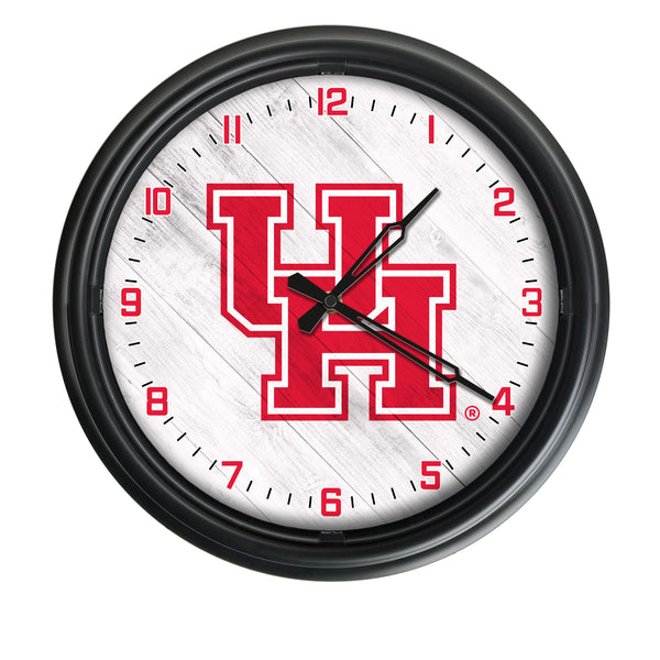 Houston Cougars Logo LED Clock | LED Outdoor Clock