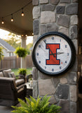 Illinois Fighting Illini Logo LED Clock | LED Outdoor Clock