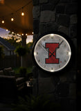 Illinois Fighting Illini Logo LED Clock | LED Outdoor Clock