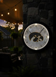 Iowa Hawkeyes Logo LED Clock | LED Outdoor Clock
