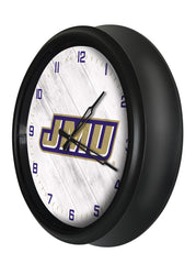 James Madison Dukes Logo LED Clock | LED Outdoor Clock
