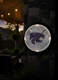 Kansas State Wildcats Logo LED Clock | LED Outdoor Clock