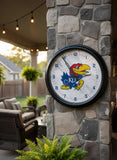Kansas Jayhawks Logo LED Clock | LED Outdoor Clock