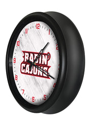 Louisiana at Lafayette Ragin Cajuns Logo LED Clock | LED Outdoor Clock