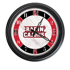 University of Louisiana at Lafayette Ragin Cajuns Officially Licensed Logo Indoor - Outdoor LED Wall Clock