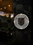 Vegas Golden Knights Logo LED Clock | LED Outdoor Clock