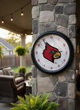 Louisville Cardinals Logo LED Clock | LED Outdoor Clock