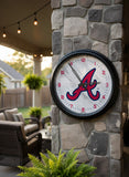 Atlanta Braves Logo LED Clock | MLB LED Outdoor Clock