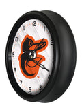 Baltimore Orioles Logo LED Clock | MLB LED Outdoor Clock