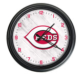 Cincinnati Reds Logo LED Clock | MLB LED Outdoor Clock