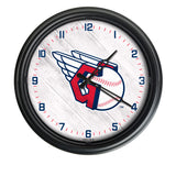 Cleveland Guardians Logo LED Clock | MLB LED Outdoor Clock