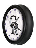 Colorado Rockies Logo LED Clock | MLB LED Outdoor Clock