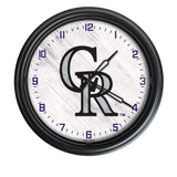 Colorado Rockies Logo LED Clock | MLB LED Outdoor Clock
