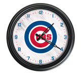 Chicago Cubs Logo LED Clock | MLB LED Outdoor Clock